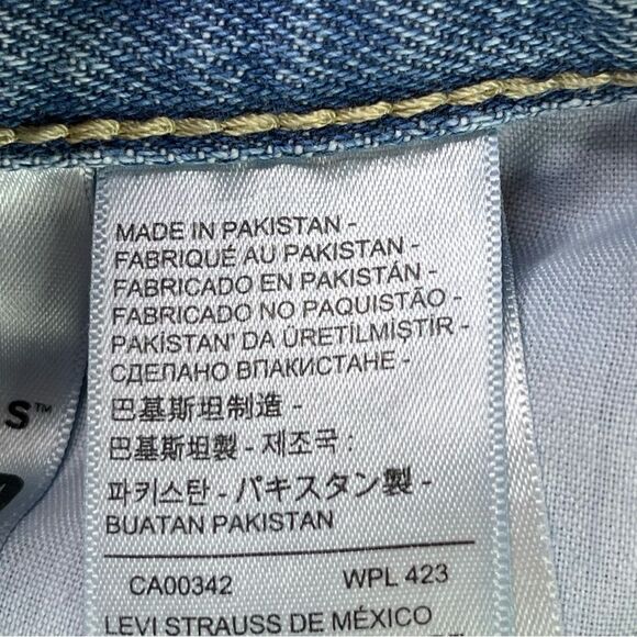 Levi's 94's Baggy Jeans Women’s 25 Blue Straight Leg High Rise Light Denim - Picture 7 of 14